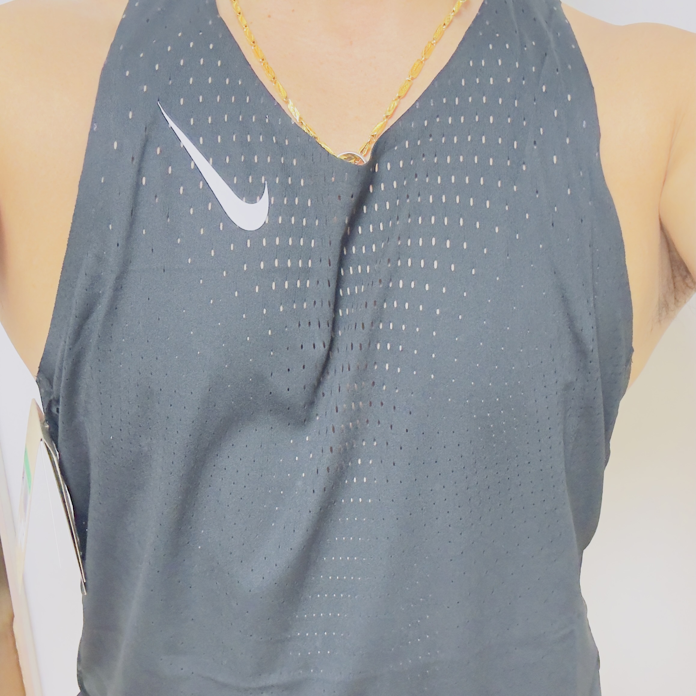 Nike Dri-Fit ADV Aeroswift Running Vest Black - Asia 착용 스타일