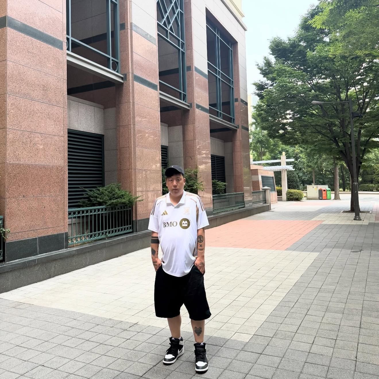 Adidas LAFC 2025/26 Away Jersey White - KR Sizing (Non Marking Ver.) 착용 스타일