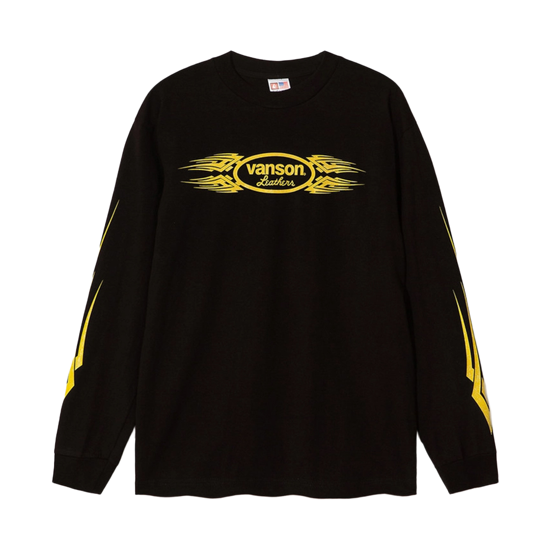 벤슨 레더 트라이벌 벤슨 롱슬리브 티셔츠(Vanson Leathers Trival Vanson Longsleeve Tee)