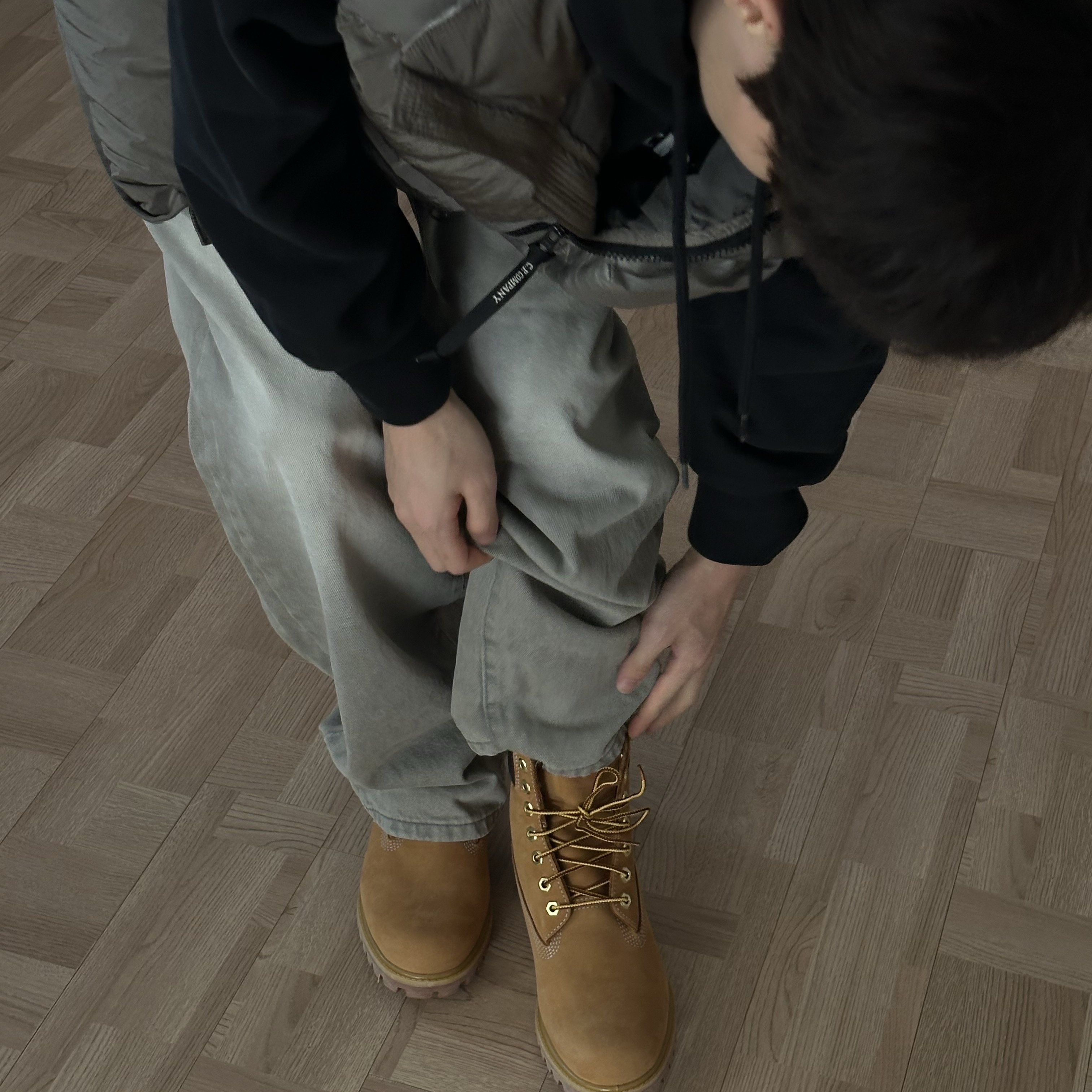 Timberland Premium 6 inch Waterproof Boot Wheat Nubuck - Wide 착용 스타일 - 1