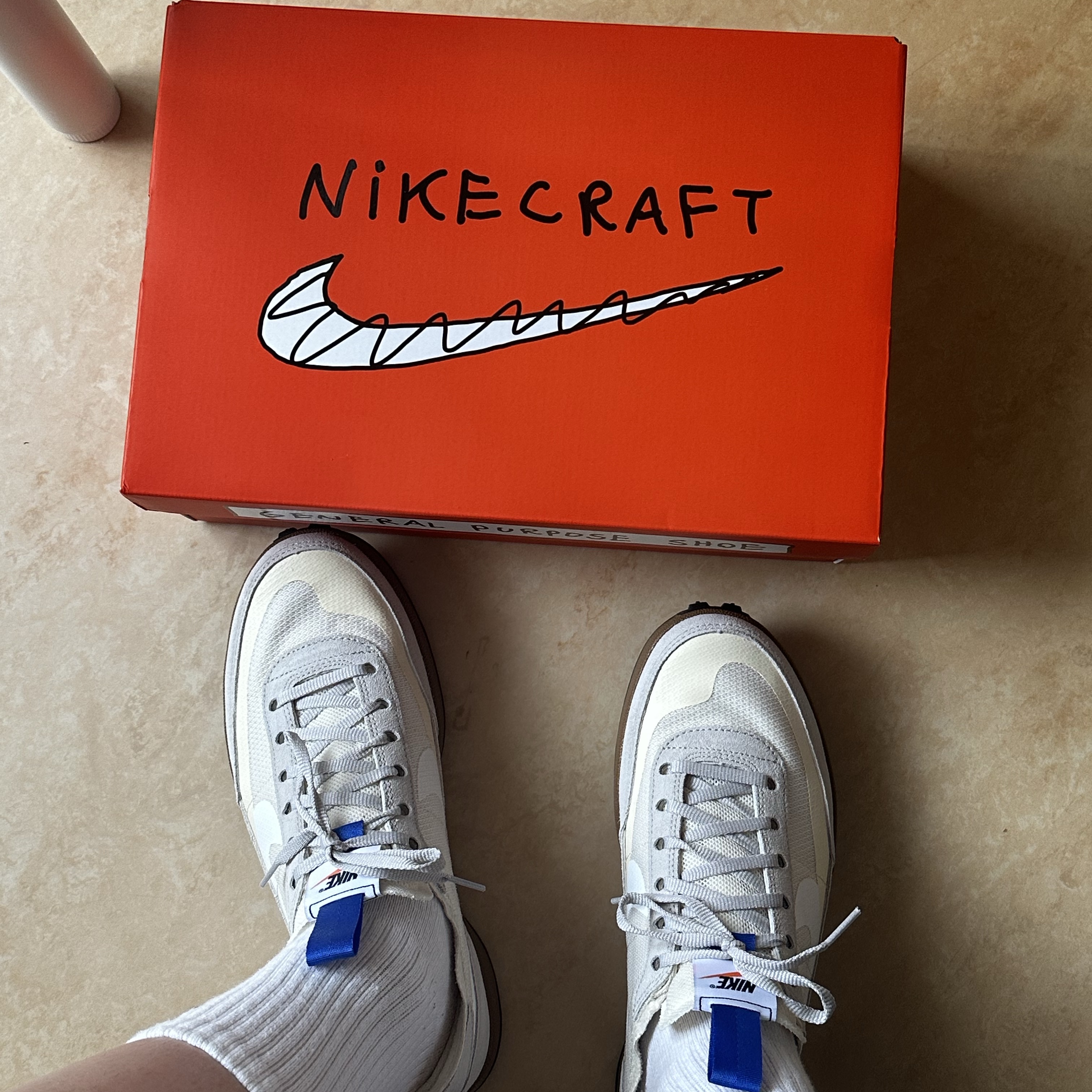 Nike x Tom Sachs General Purpose Shoe Light Cream 착용 스타일