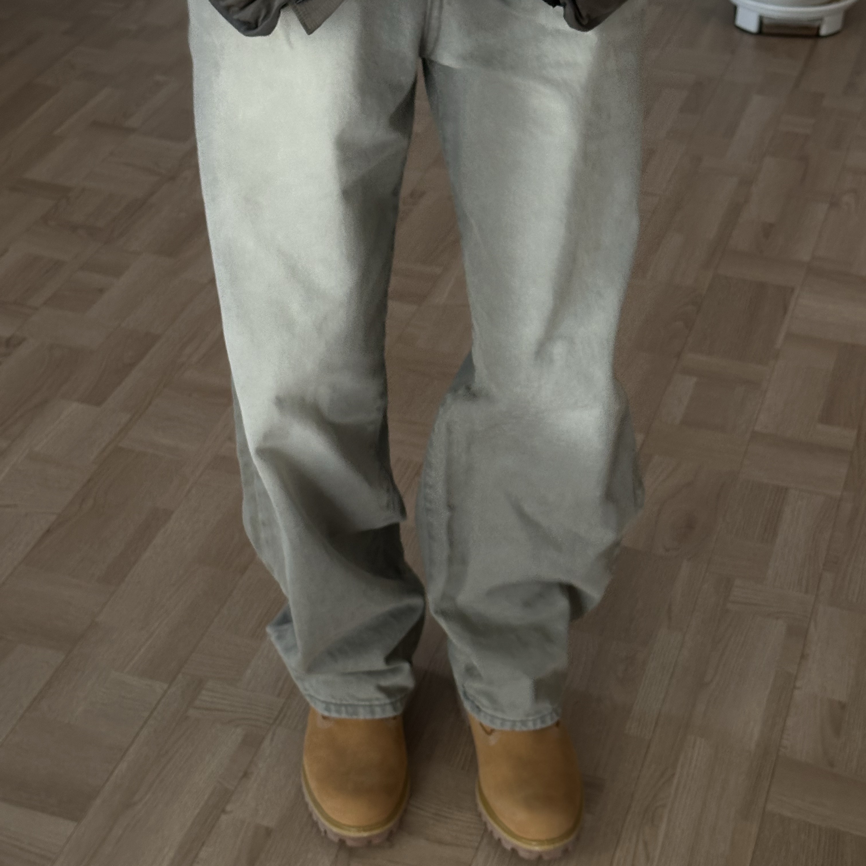 Timberland Premium 6 inch Waterproof Boot Wheat Nubuck - Wide 착용 스타일 - 2