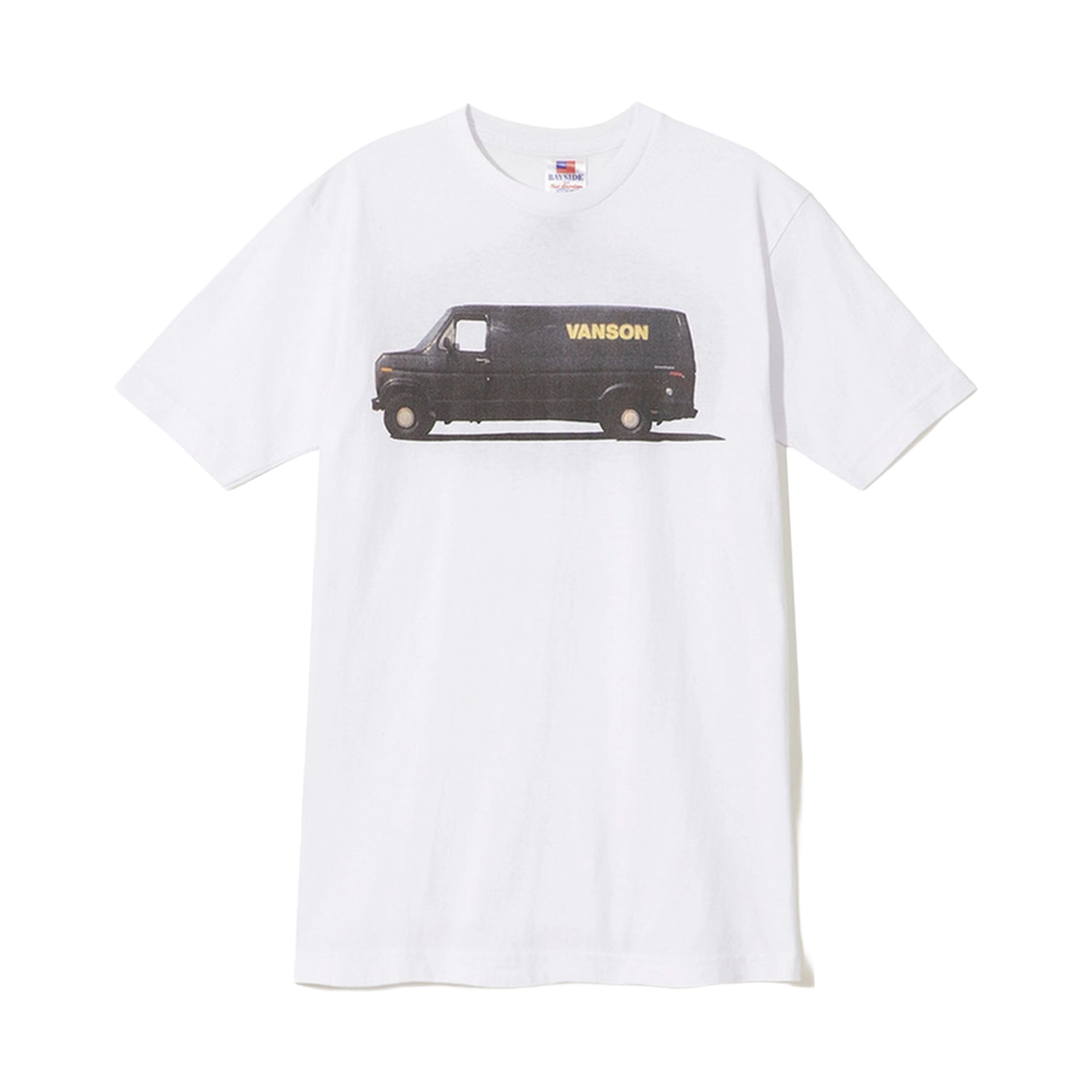 벤슨 레더 블랙 벤-온 더 로드 어게인 티셔츠(Vanson Leathers Black Van-on The Road Again Tee)