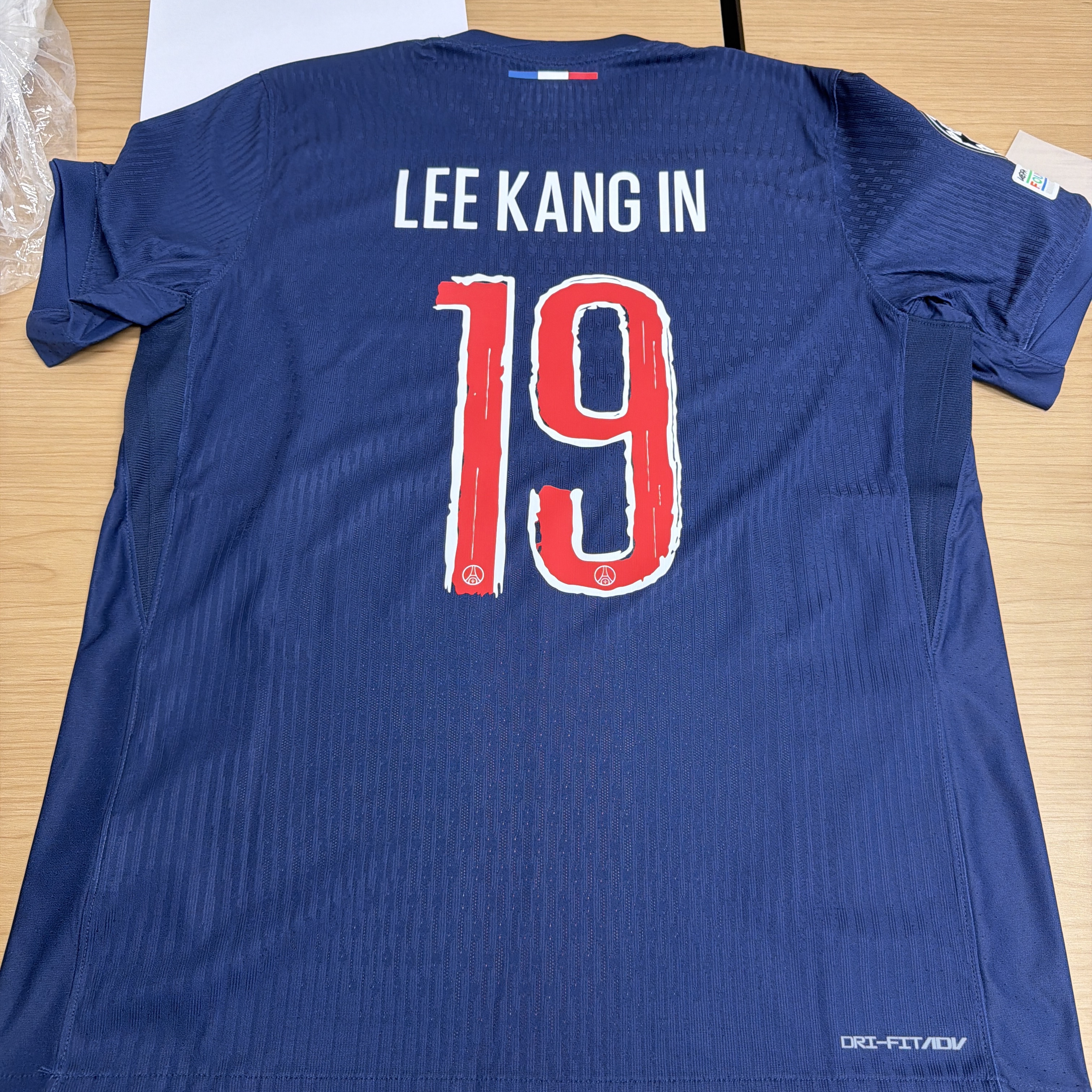 Nike Paris Saint-Germain 2024/25 Dri-Fit ADV Match Home Jersey Midnight Navy (Non Marking Ver.) 착용 스타일 - 2
