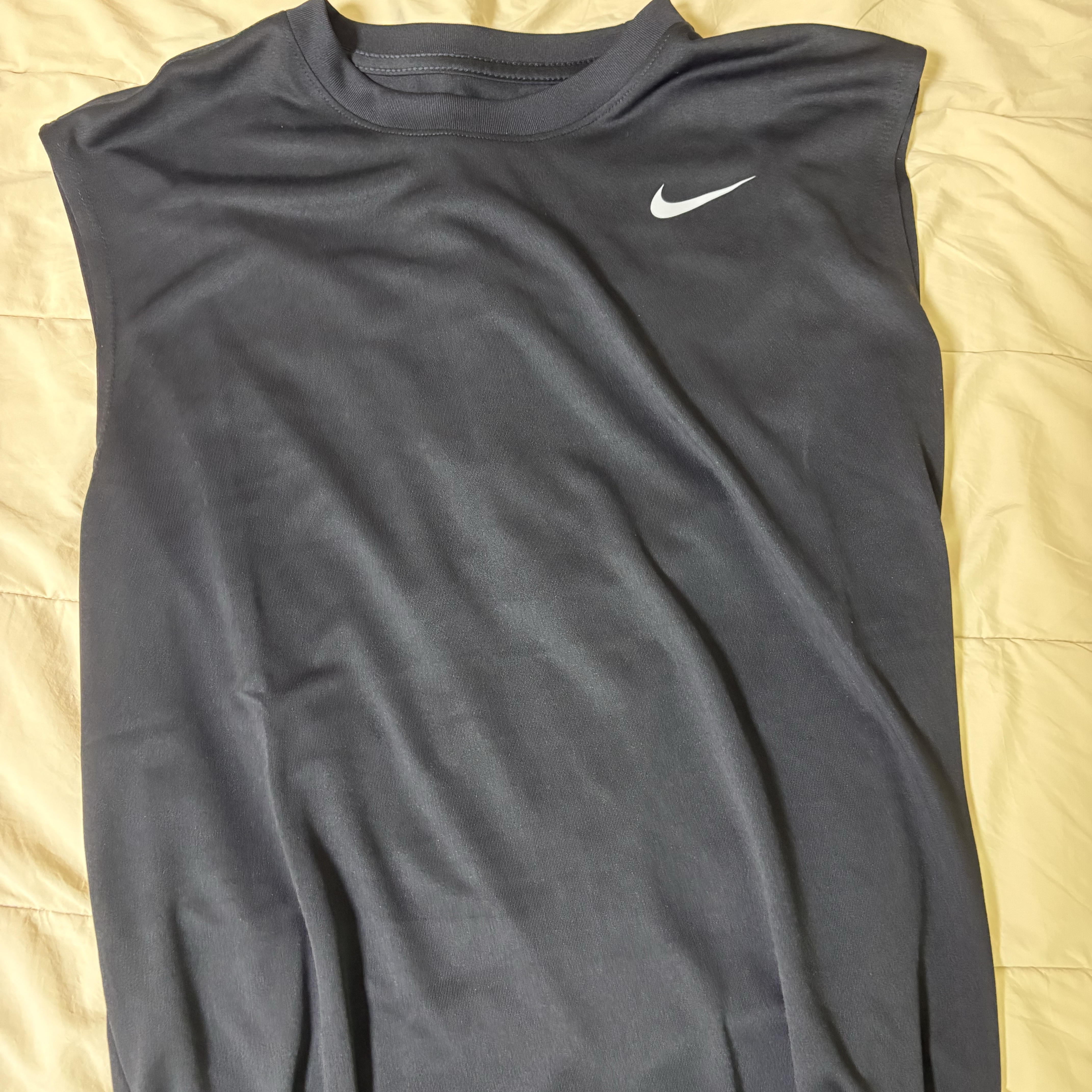Nike Dri-Fit Legend Sleeveless Fitness T-Shirt Black - Asia 착용 스타일