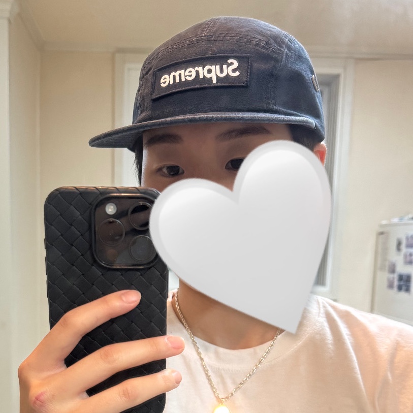 Supreme Military Camp Cap Navy - 26SS 착용 스타일