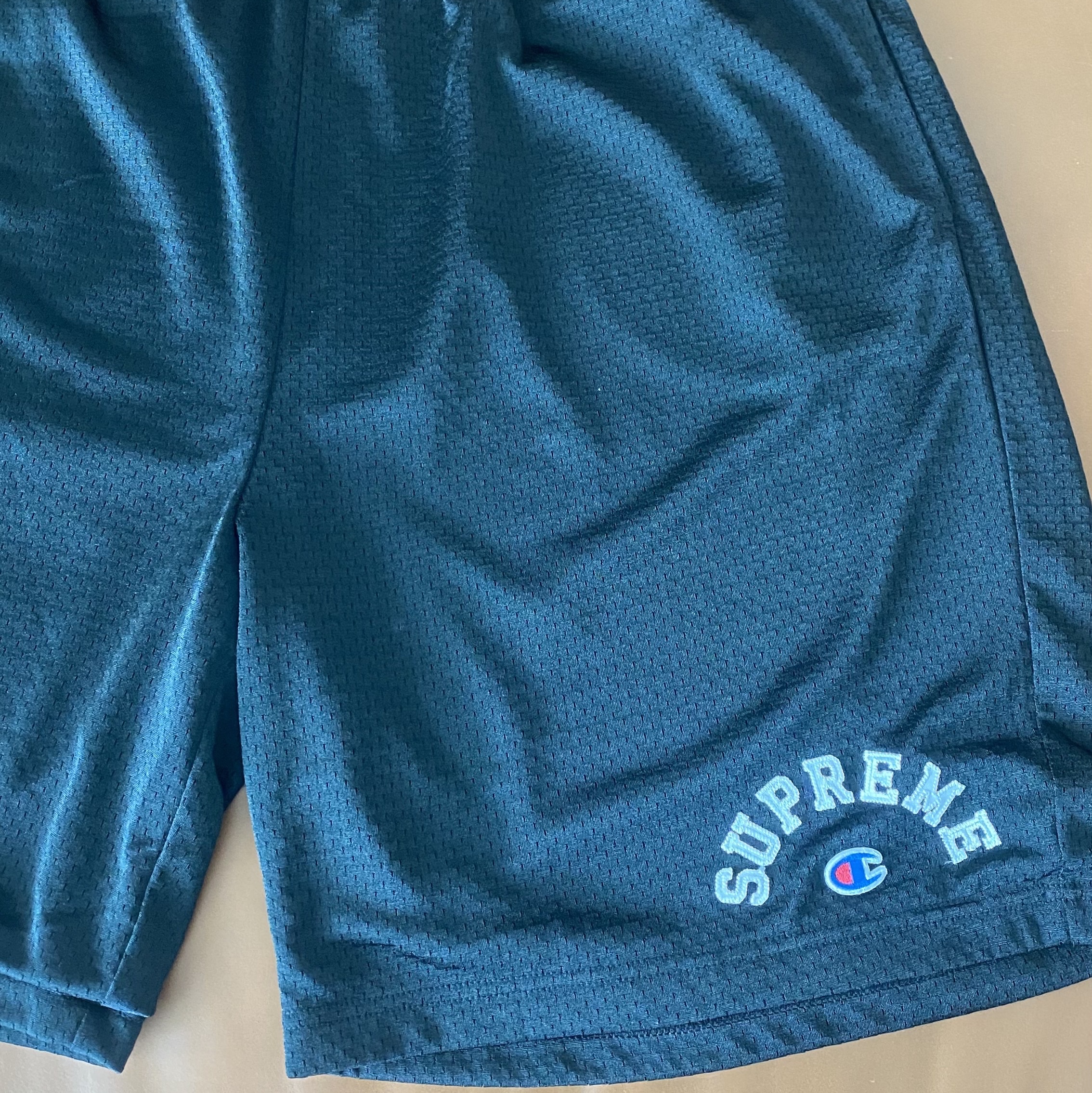 Supreme x Champion Mesh Short Black - 24SS 착용 스타일