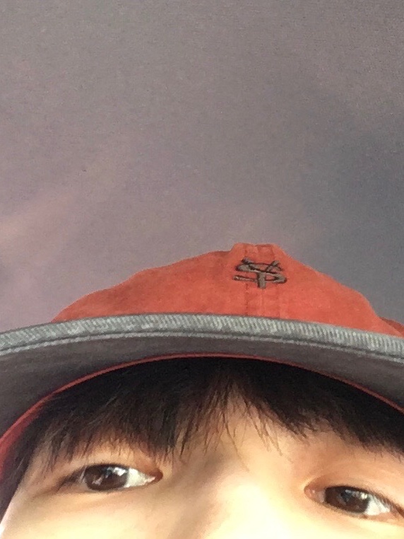 Sunday Ceremony Sy Classic Vintage Logo Cap - Red Black, Sunday Ceremony Sy Logo 5 Panel Cotton Cap - Navy 착용 스타일 - 6