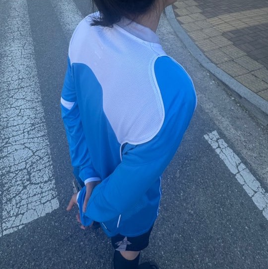 Nike Total 90 Dri-Fit Long Sleeve Football Top Light Photo Blue White - Asia 착용 스타일 - 3