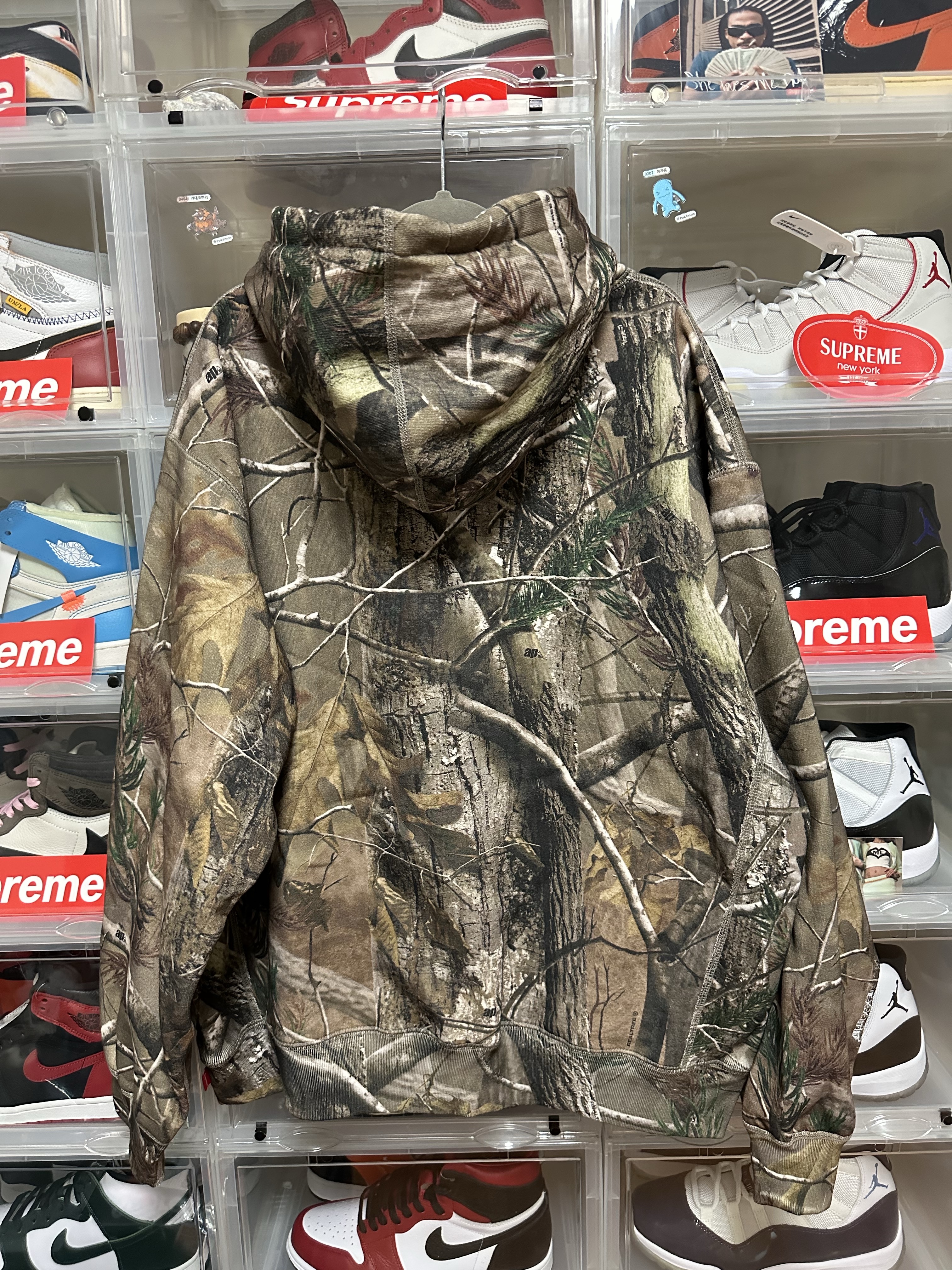 Supreme Box Logo Hooded Sweatshirt Realtree AP Camo - 25FW 착용 스타일 - 2