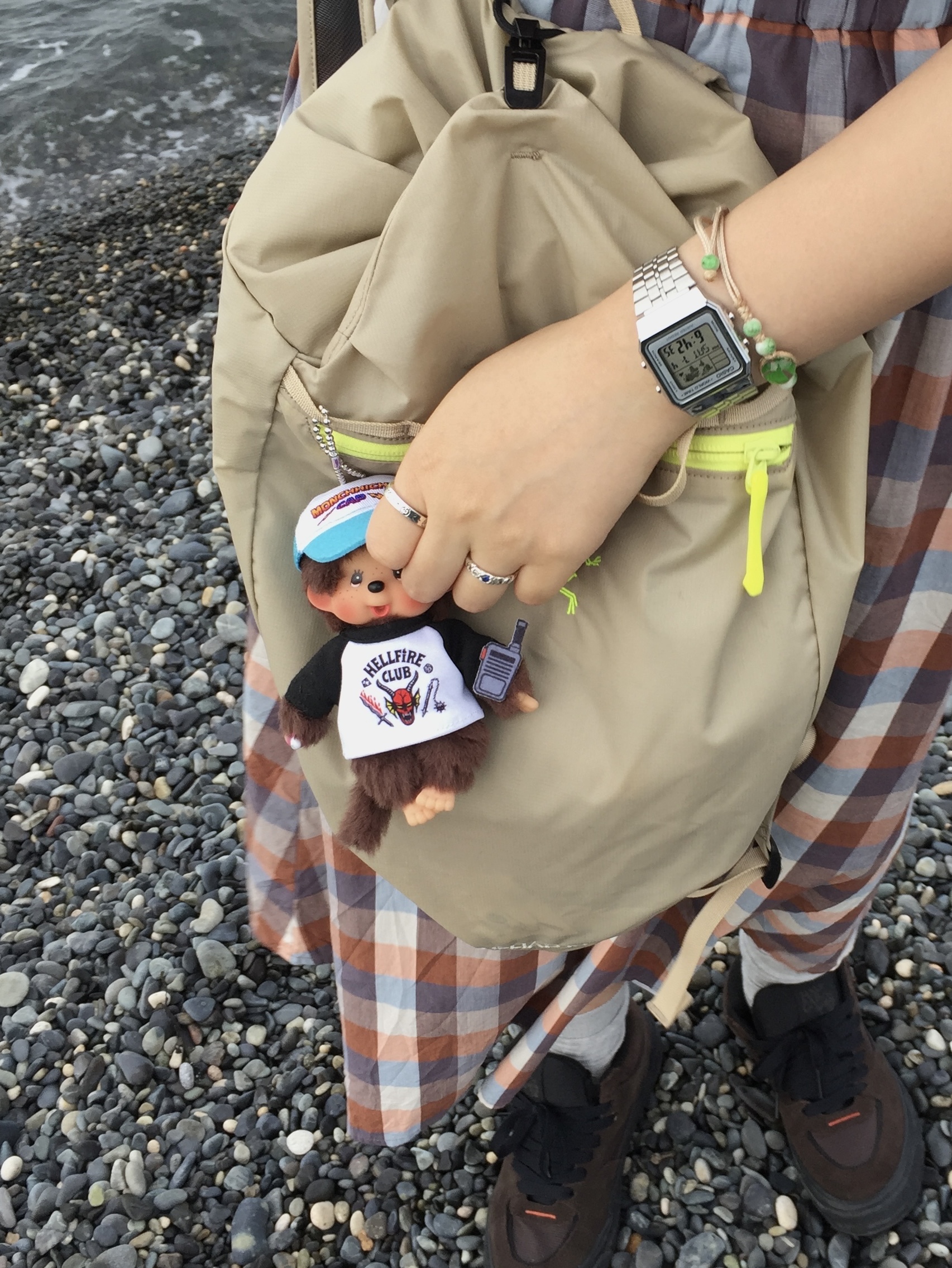 Casio A500WA-7, Arc'teryx Heliad 10 Backpack Wicker 착용 스타일 - 6