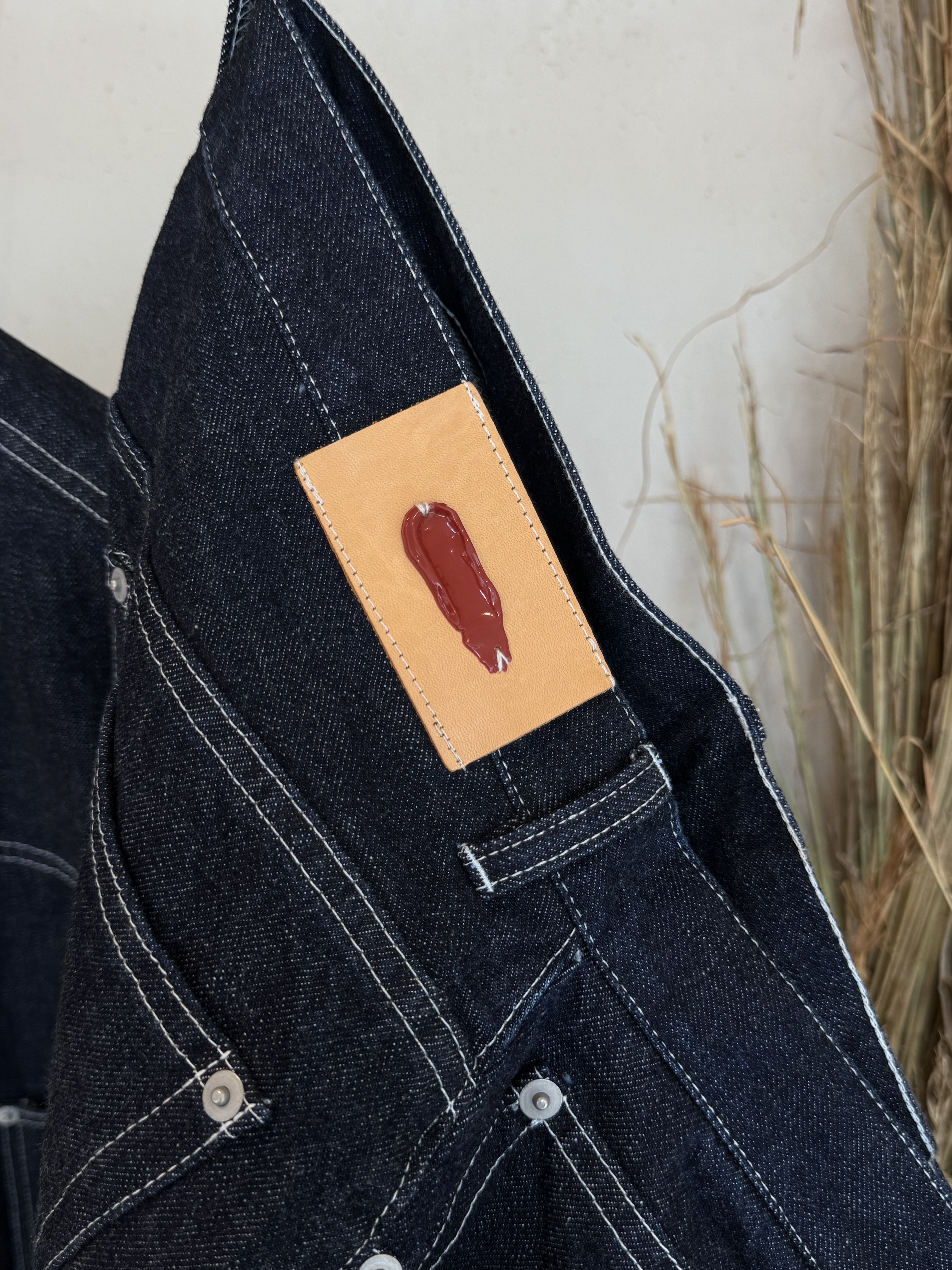 AKRYL Denim Boxy Jacket One Wash - 26FW, AKRYL Denim Boxy Pants One Wash - 26FW 착용 스타일 - 10