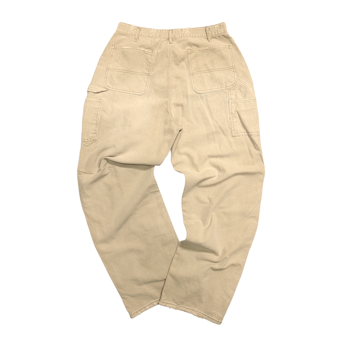 홈리스 디스트레스 빈티지 팬츠 베이지(Hommless Distressed VTG Pants Beige) - 2