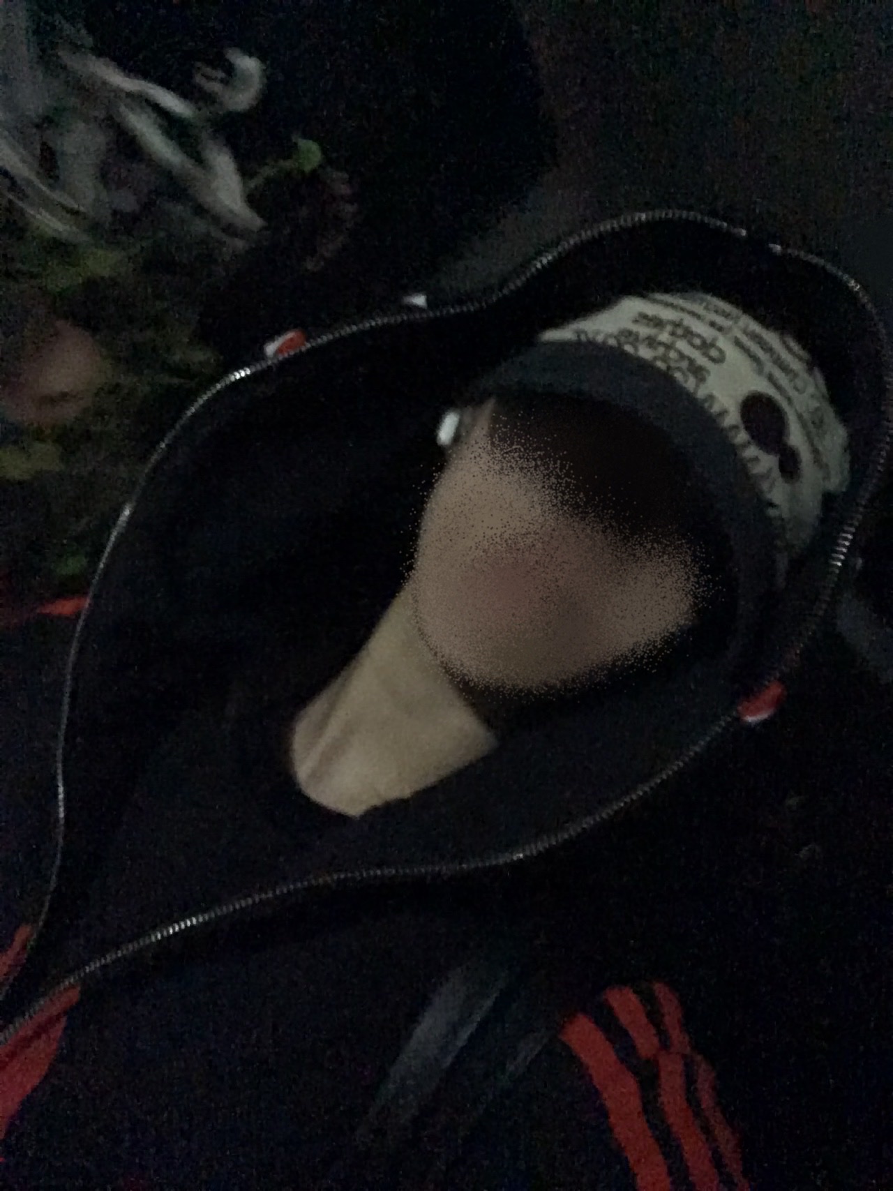Adidas x BAPE Ultimate Shark Hoodie Black - KR Sizing 착용 스타일 - 2