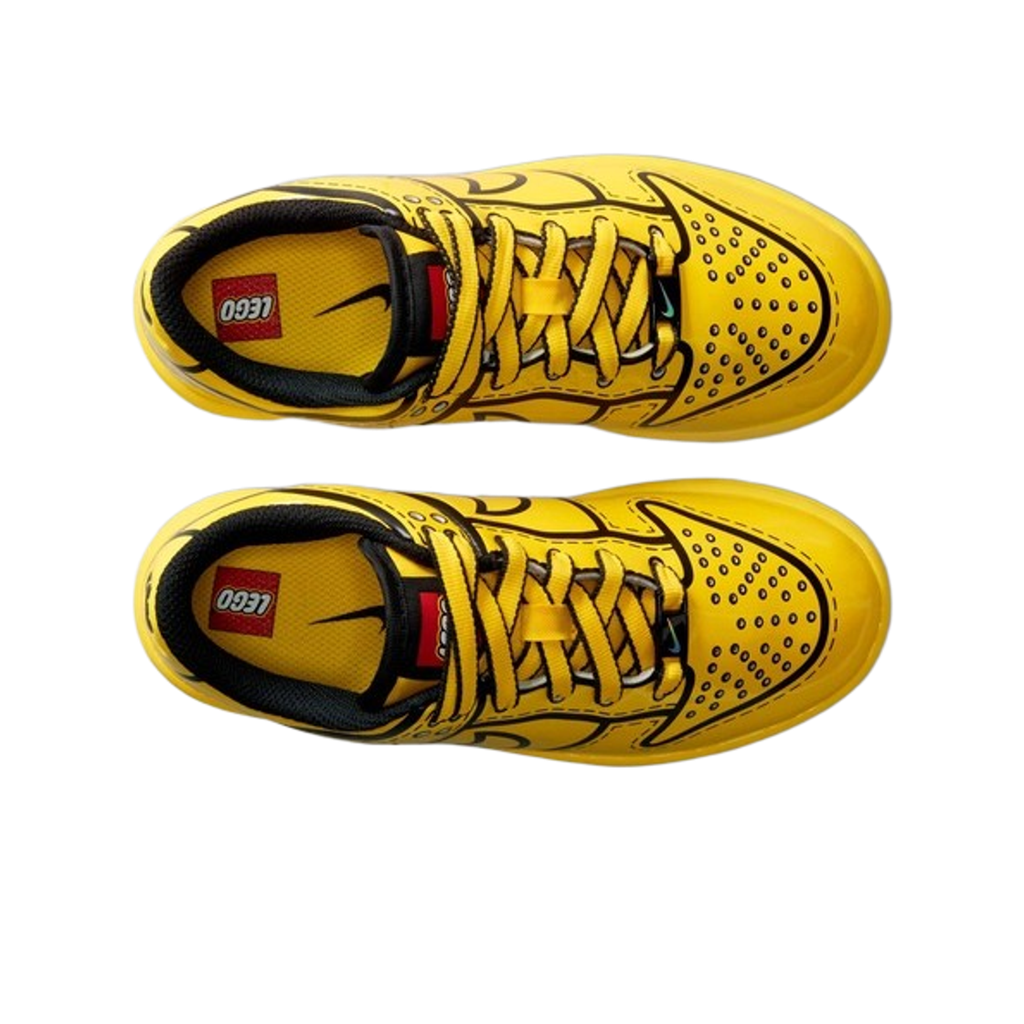 (PS) 나이키 x 레고 덩크 로우 투어 옐로우 블랙((PS) Nike x Lego Dunk Low Tour Yellow Black) - 2
