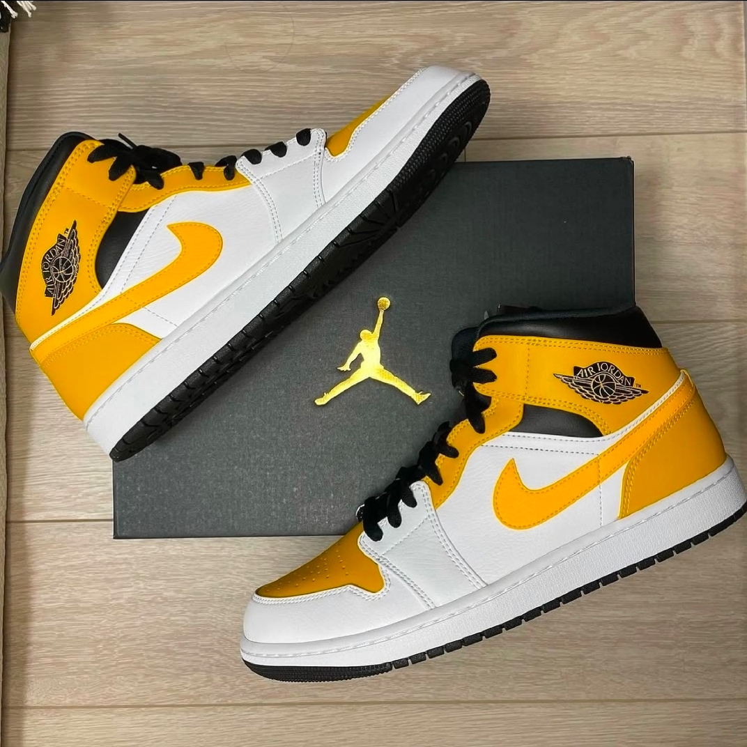 (GS) Jordan 1 Mid University Gold 착용 스타일