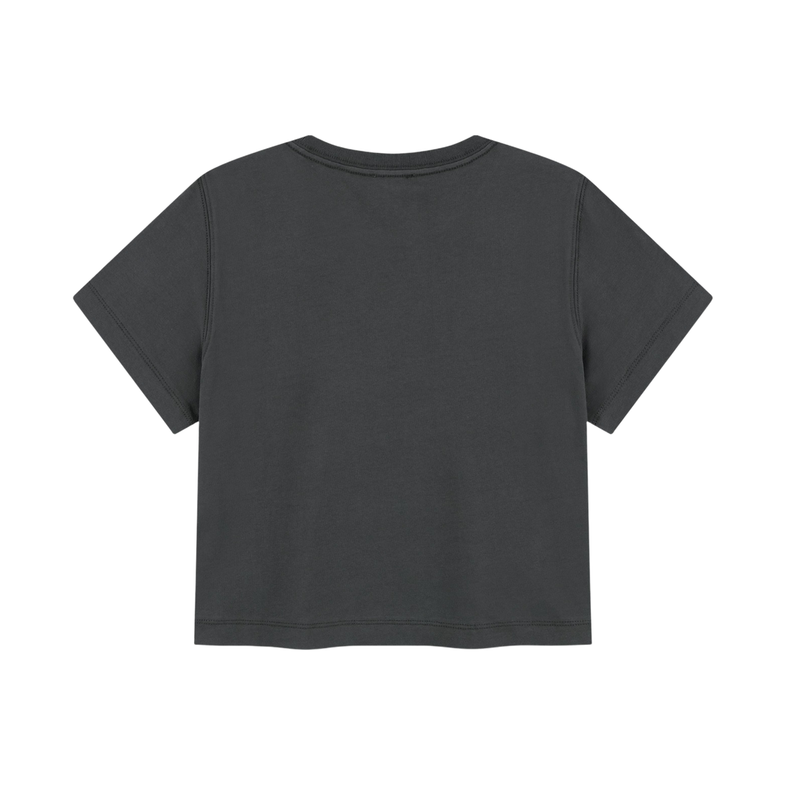 (W) 마리떼 프랑소와 저버 클래식 로고 크롭 티셔츠 차콜((W) Marithe Francois Girbaud Classic Logo Crop T-Shirt Charcoal) - 2