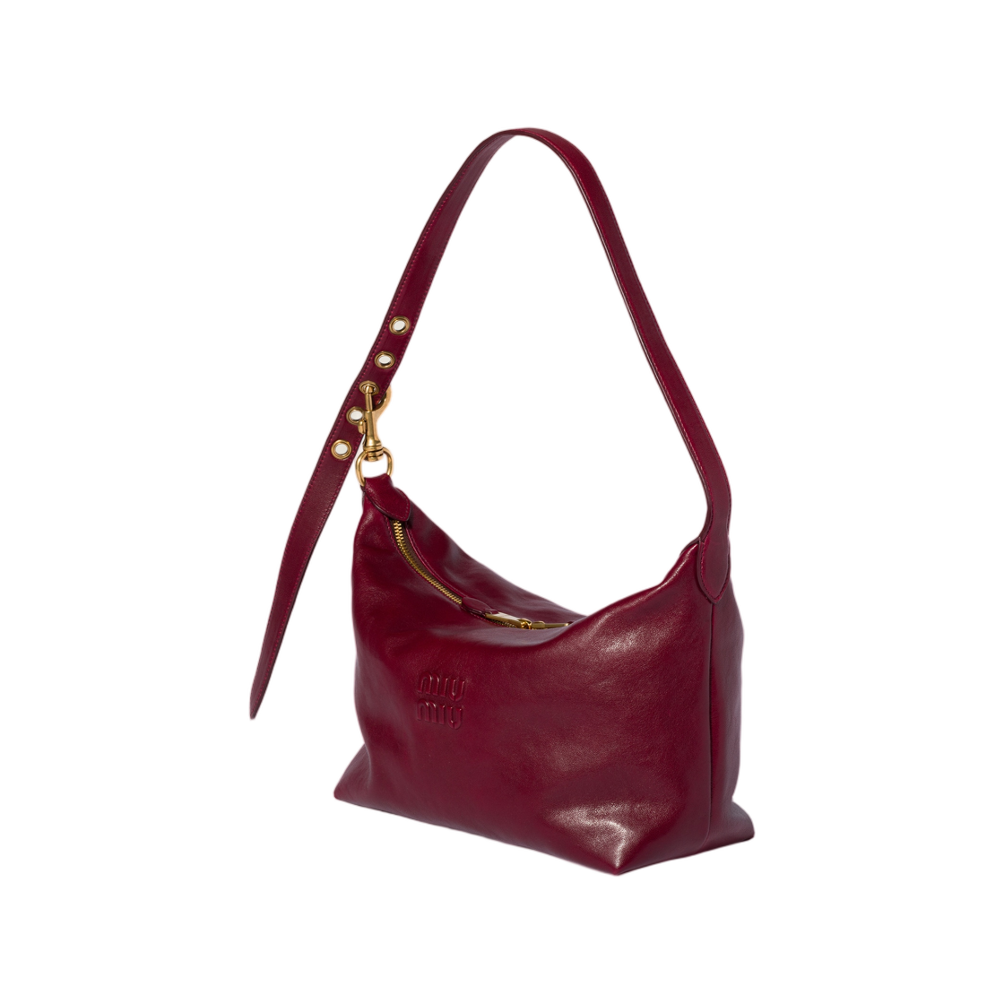 미우 미우 스피릿 나파 레더 백 아마란스 레드(Miu Miu Spirit Nappa Leather Bag Amaranth Red) - 2