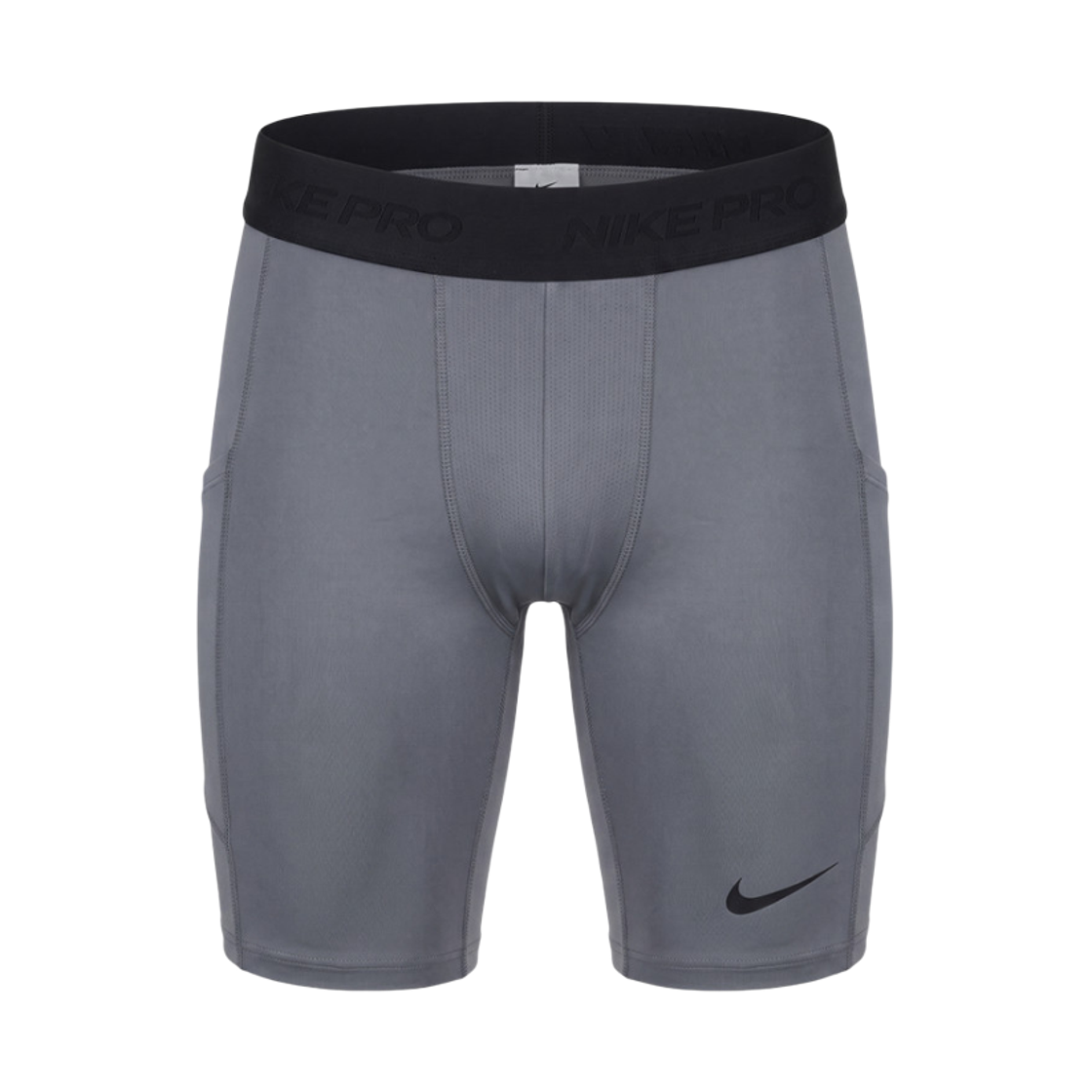 FB7963-084 Nike Pro Dri-Fit Fitness Long Shorts Smoke Grey Black - US/EU