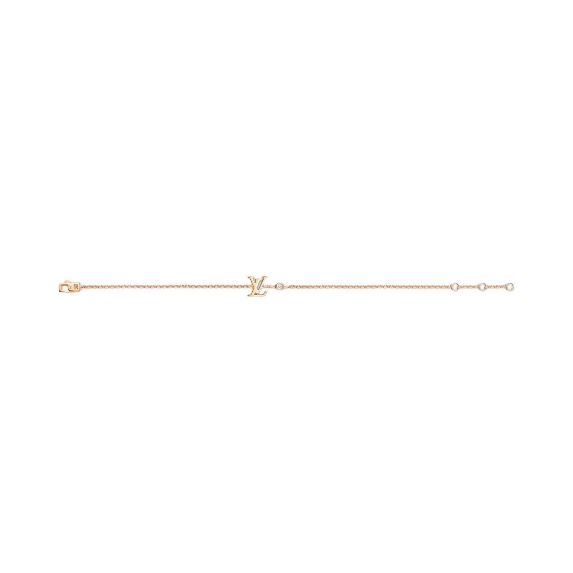 Q95595 (W) Louis Vuitton Idylle Blossom LV Bracelet Pink Gold Diamond