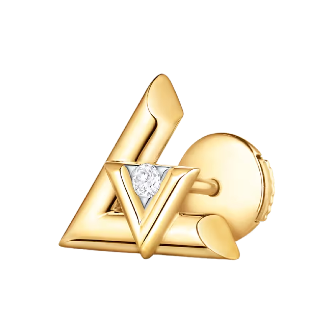 루이비통 LV 볼트 원 스터드 퍼 유닛 옐로우 골드 다이아몬드(Louis Vuitton LV Volt One Stud Per Unit Yellow Gold Diamond) - 2