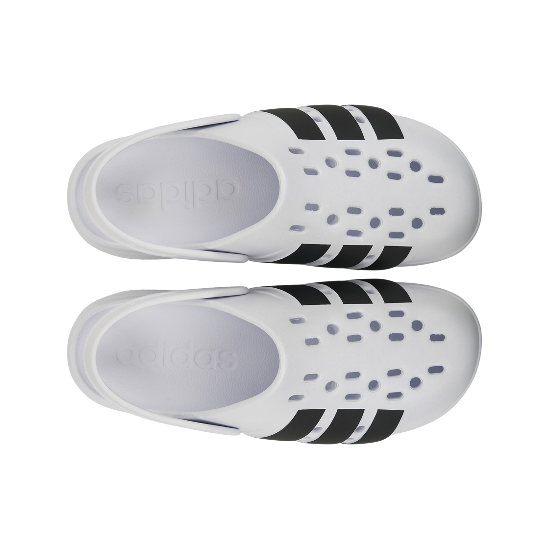 아디다스 아딜렛 클로그 2.0 클라우드 화이트 코어 블랙(Adidas Adilette Clog 2.0 Cloud White Core Black) - 5