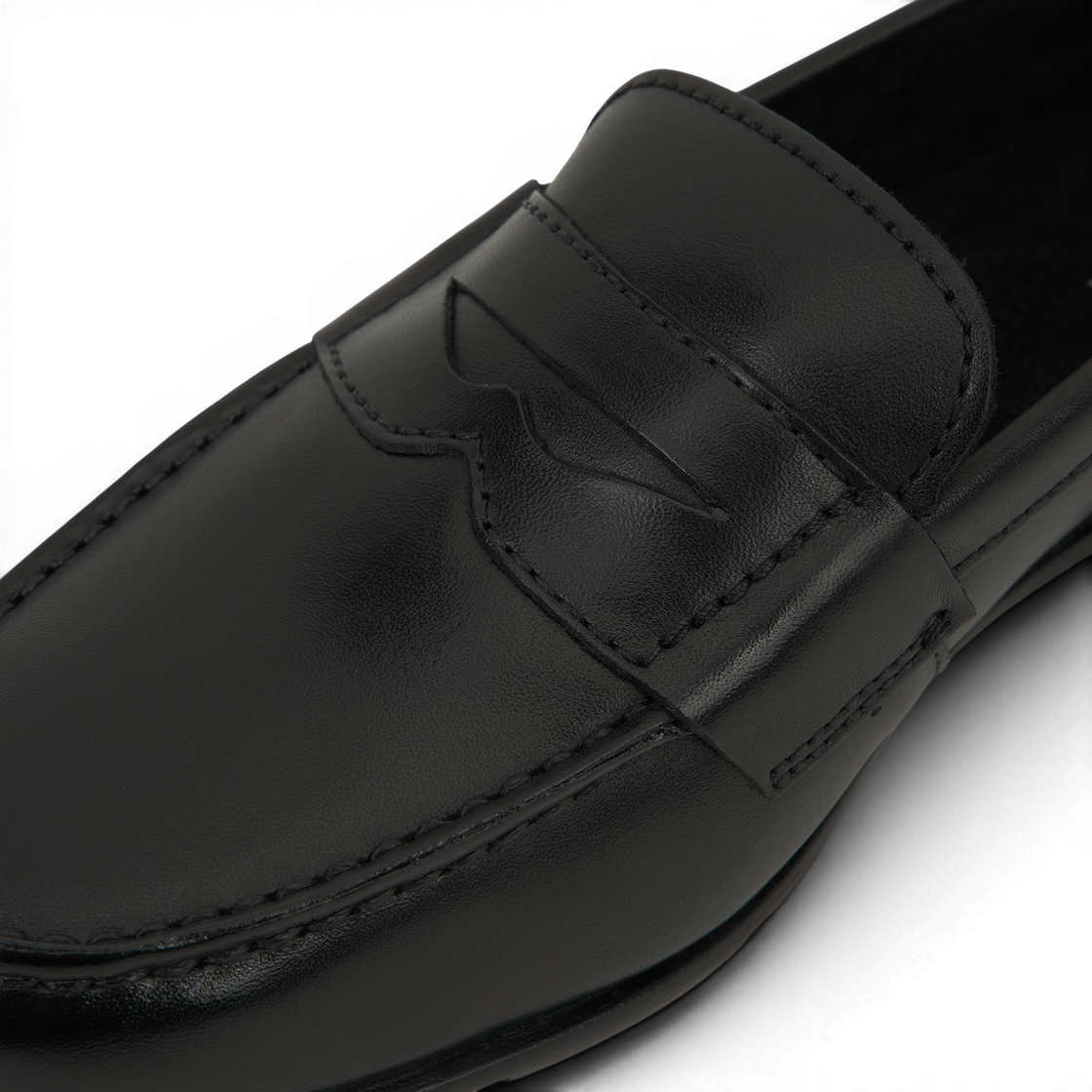 락포트 클래식 페니 로퍼 블랙 - W 와이드(Rockport Classic Penny Loafer Black - W Wide) - 7