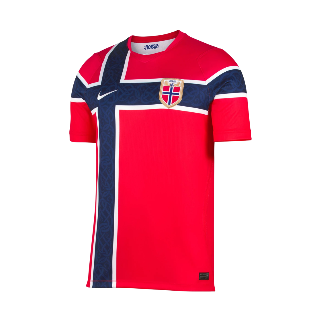 IB5316-673 Nike Norway National Team 2026 Stadium Home Dri-FIT Football Replica Shirt Chile Red White (IB5316-673) (Non Marking Ver.)