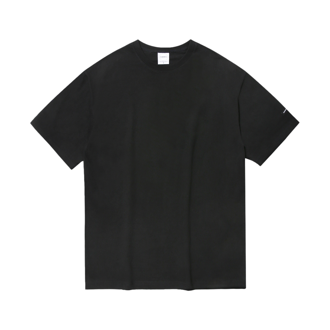MST127-BLACK MINIMALPROJECT Robust Heavy Overfit Short Sleeve T-Shirt MST127 Black