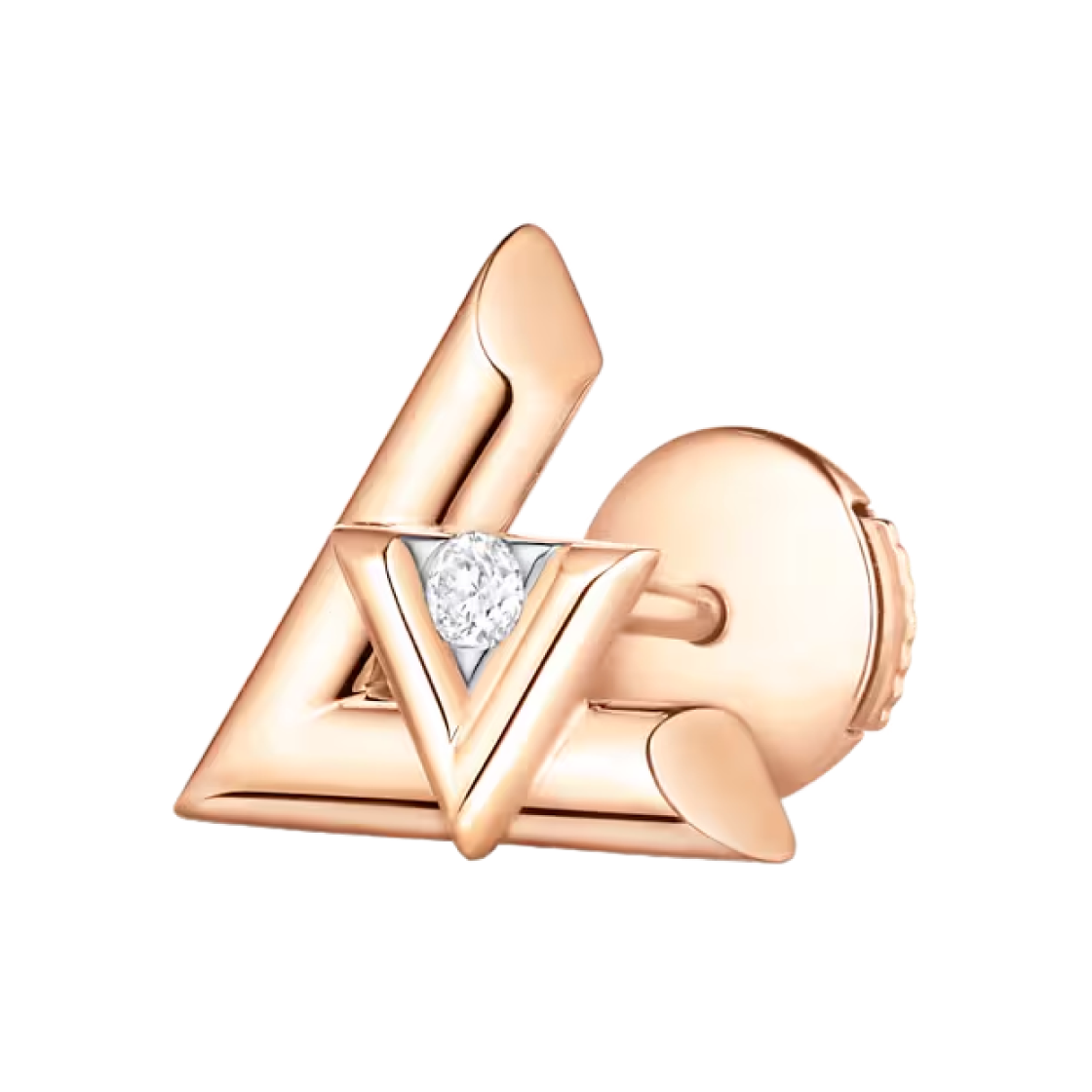 루이비통 LV 볼트 원 스터드 퍼 유닛 핑크 골드 다이아몬드(Louis Vuitton LV Volt One Stud Per Unit Pink Gold Diamond) - 2