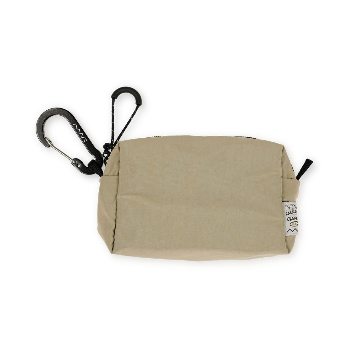 에메모가든 에메모 미니 집 파우치 03 나일론 왁스 베이지(mmogarden mmo Mini Zip Pouch 03 Nylon Wax Beige)