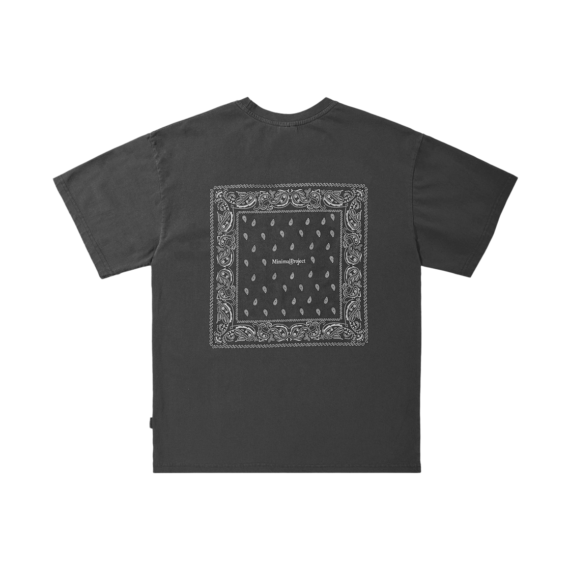 미니멀프로젝트 페이즐리 피그먼트 반팔티셔츠 MST170 다크 그레이(MINIMALPROJECT Paisley Pigment Short Sleeve T-Shirt MST170 Darkgray) - 1