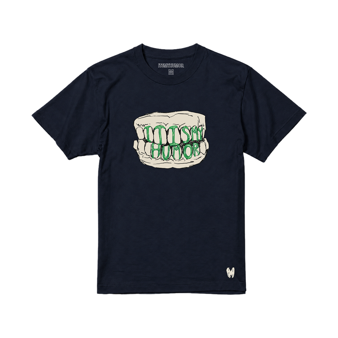 잇츠마이휴머 투스잼 티 네이비(ITSMYHUMOR Toothgem Tee Navy)