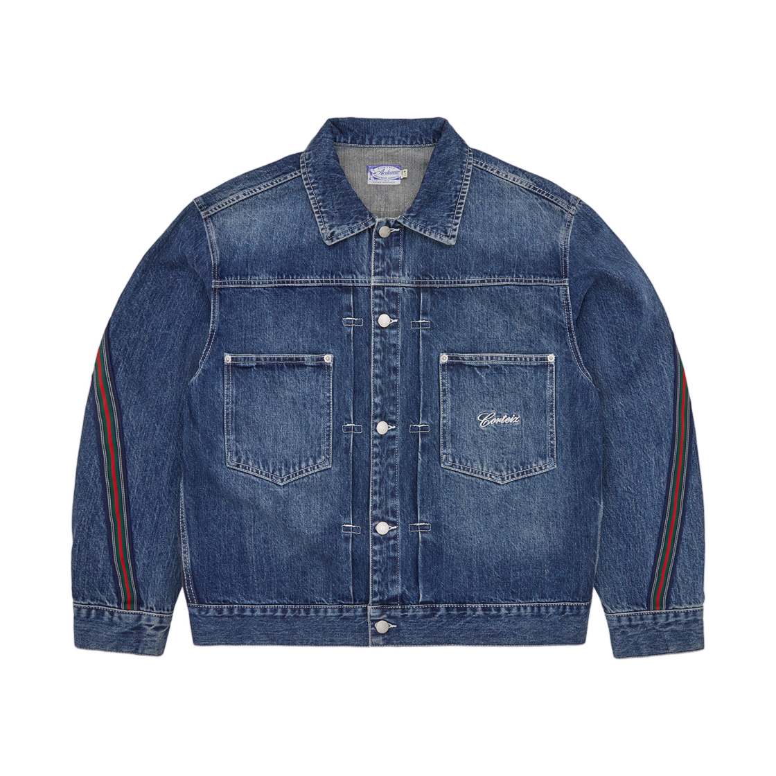 코르테이즈 사보이 데님 자켓 초크 워시(Corteiz Savoy Denim Jacket Chalk Wash) - 1