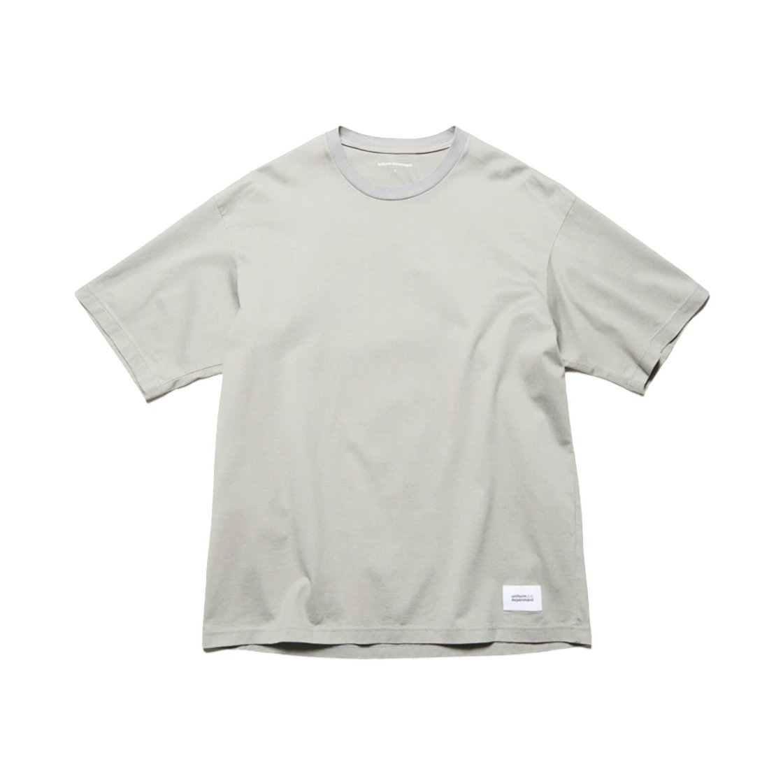 유니폼 익스페리먼트 루즈 티셔츠 그레이지(Uniform Experiment Loose Tee Greige)