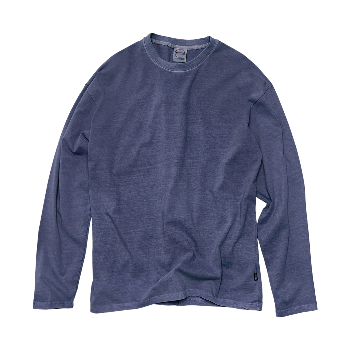 미니멀프로젝트 피그먼트 워시드 오버핏 롱 슬리브 티셔츠 MLT105 네이비(MINIMALPROJECT Pigment Washed Overfit Long Sleeve T-Shirt Mlt105 Navy)