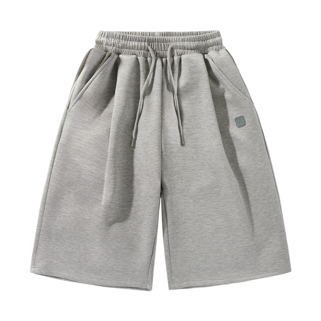 미니멀프로젝트 멀티턱 와이드 TR 스웨트 하프 팬츠 MSP302 그레이(MINIMALPROJECT Multi-Pleat Wide Tr Sweat Half Pants MSP302 Gray)