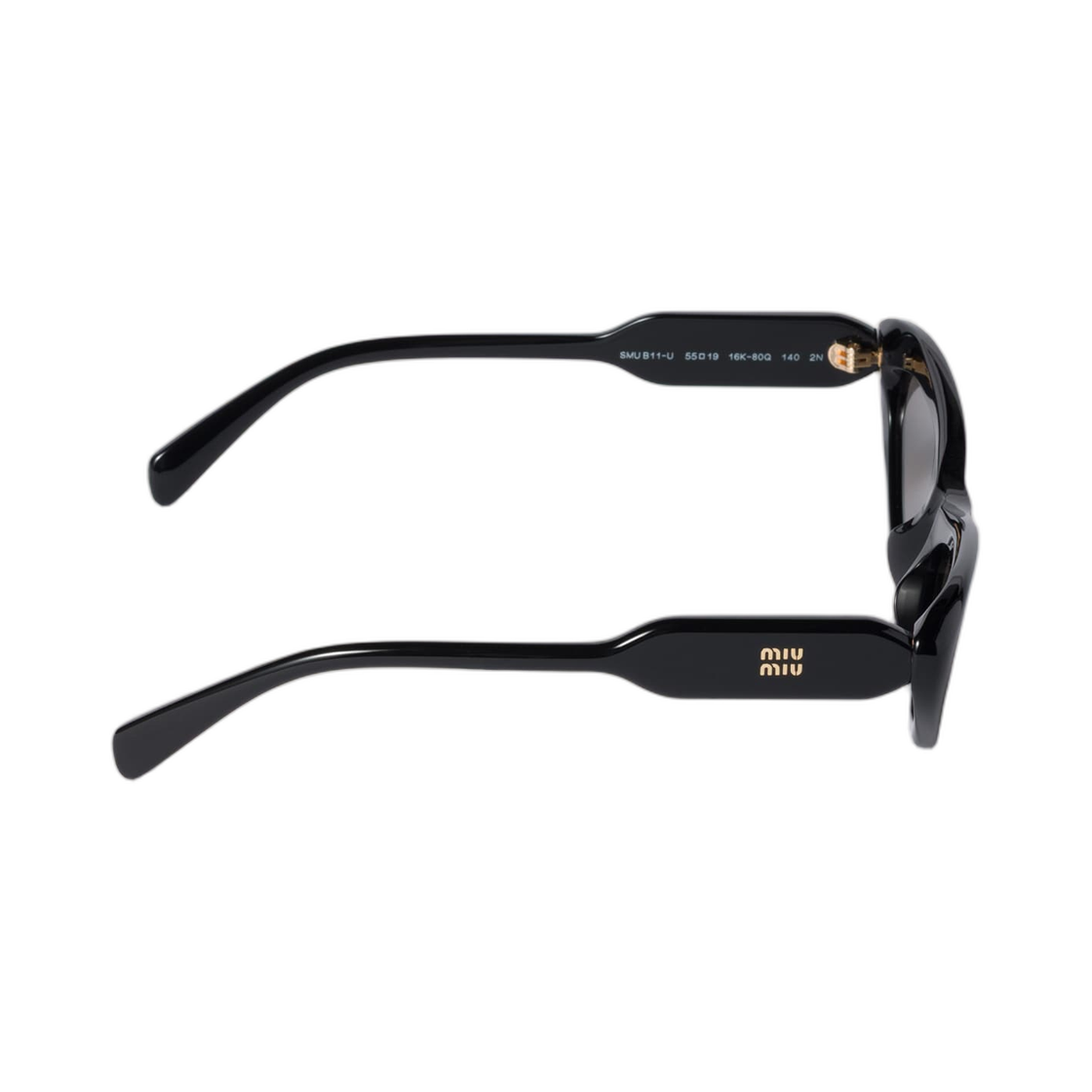 (W) 미우 미우 아이웨어 컬렉션 선글라스 그레이 렌즈((W) Miu Miu Eyewear Collection Sunglasses Grey Lenses) - 3