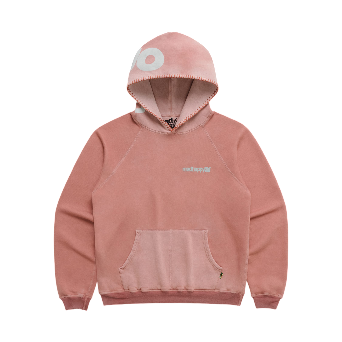 매드해피 x 프리시티 슈퍼샵 플리스 후디 그레이프프루트 파우더(Madhappy x Freecity Supershop Fleece Hoodie Grapefruit Powder) - 1