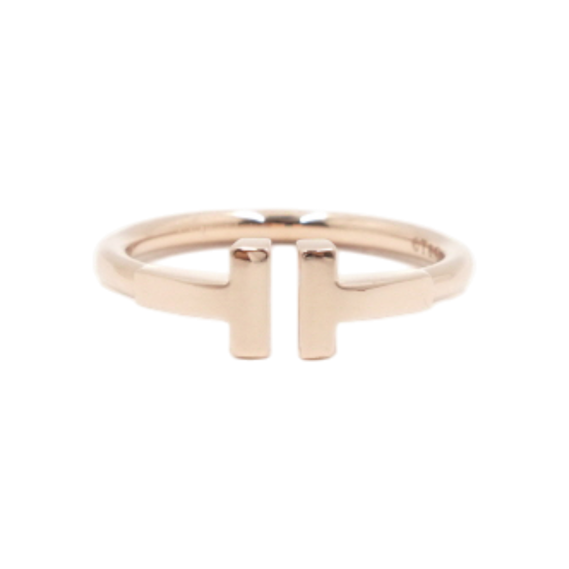 IT8WEPUBIE7D Tiffany 18K Rose Gold T Wire Ring