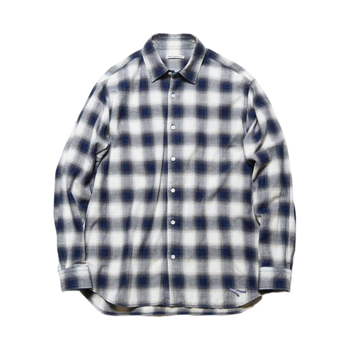 유니폼 익스페리먼트 로프 인디고 릴랙스 핏 셔츠 오프 화이트(Uniform Experiment Rope Indigo Relax-Fit Shirt Off White)