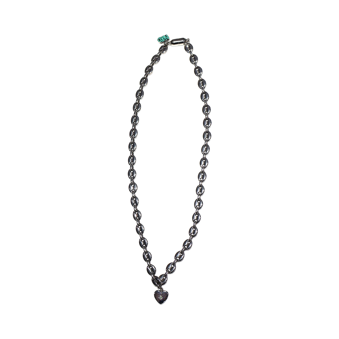 니로 세렌디피티 펄스널리즈 벌스 스톤 하트 네클리스 #143 띡(NiRO.SERENDiPiTY Personalized Birth Stone Heart Necklace #143 Thick)