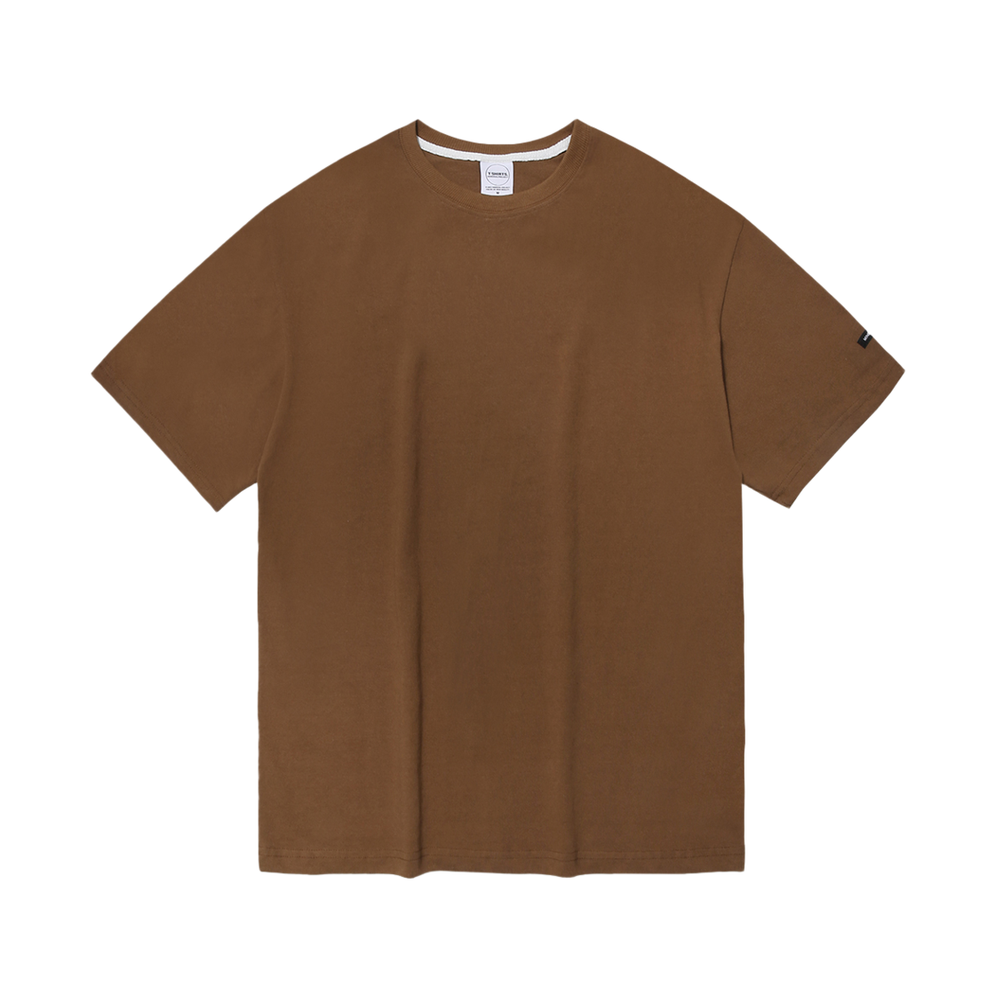 MST127-BROWN MINIMALPROJECT Robust Heavy Overfit Short Sleeve T-Shirt MST127 Brown