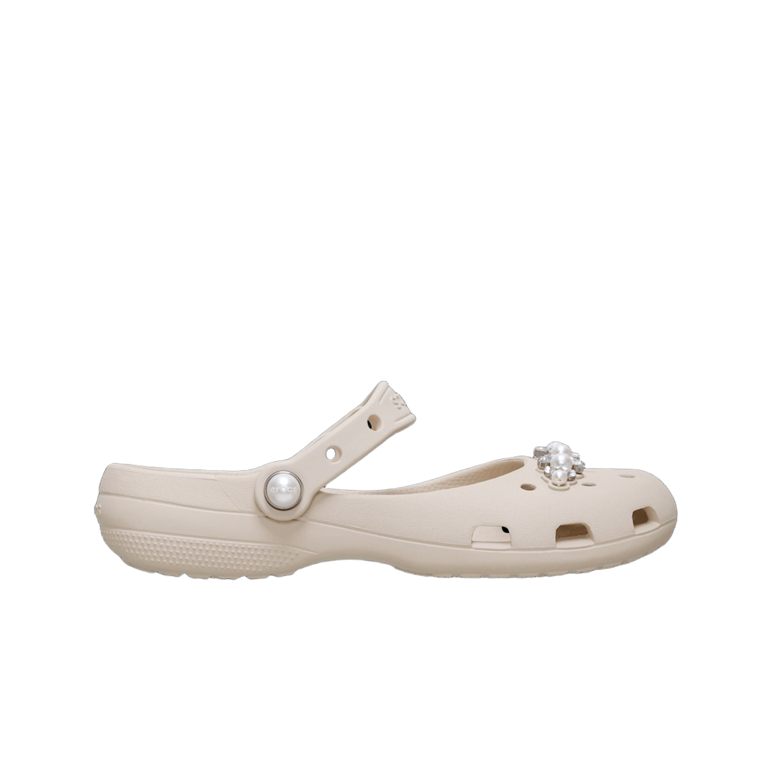 213990-2MC (W) Crocs Classic Pearl Ballet Frappe