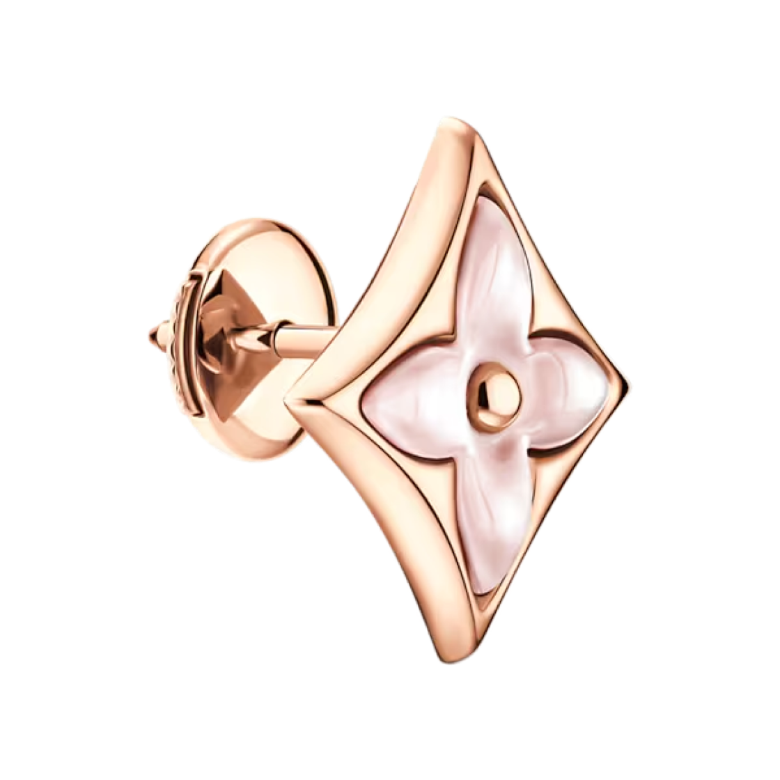 (W) 루이비통 컬러 블라썸 BB 스타 이어 스터드 퍼 유닛 핑크 골드 핑크 마더 오브 펄((W) Louis Vuitton Color Blossom BB Star Ear Stud Per Unit Pink Gold Pink Mother of Pearl) - 2