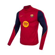 Nike FC Barcelona Dri-Fit Strike Drill Top Noble Red Mineral Yellow (II3253-621) (Non Marking Ver.)