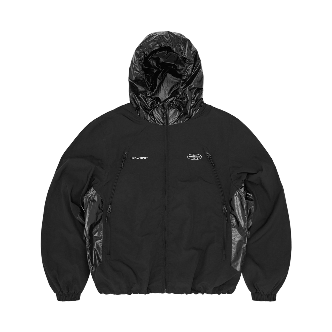 코르테이즈 라이트워크 콰트로 자켓 블랙(Corteiz Litework Quattro Jacket Black)