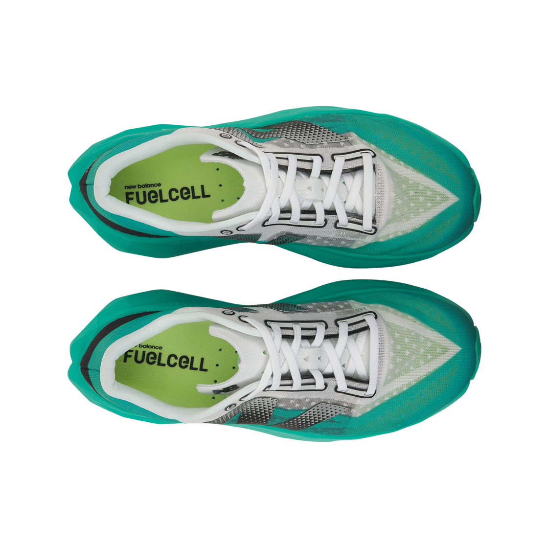 뉴발란스 퓨어셀 레벨 v4 사이버 제이드 화이트 - D 스탠다드(New Balance Fuelcell Rebel v4 Cyber Jade White - D Standard) - 5