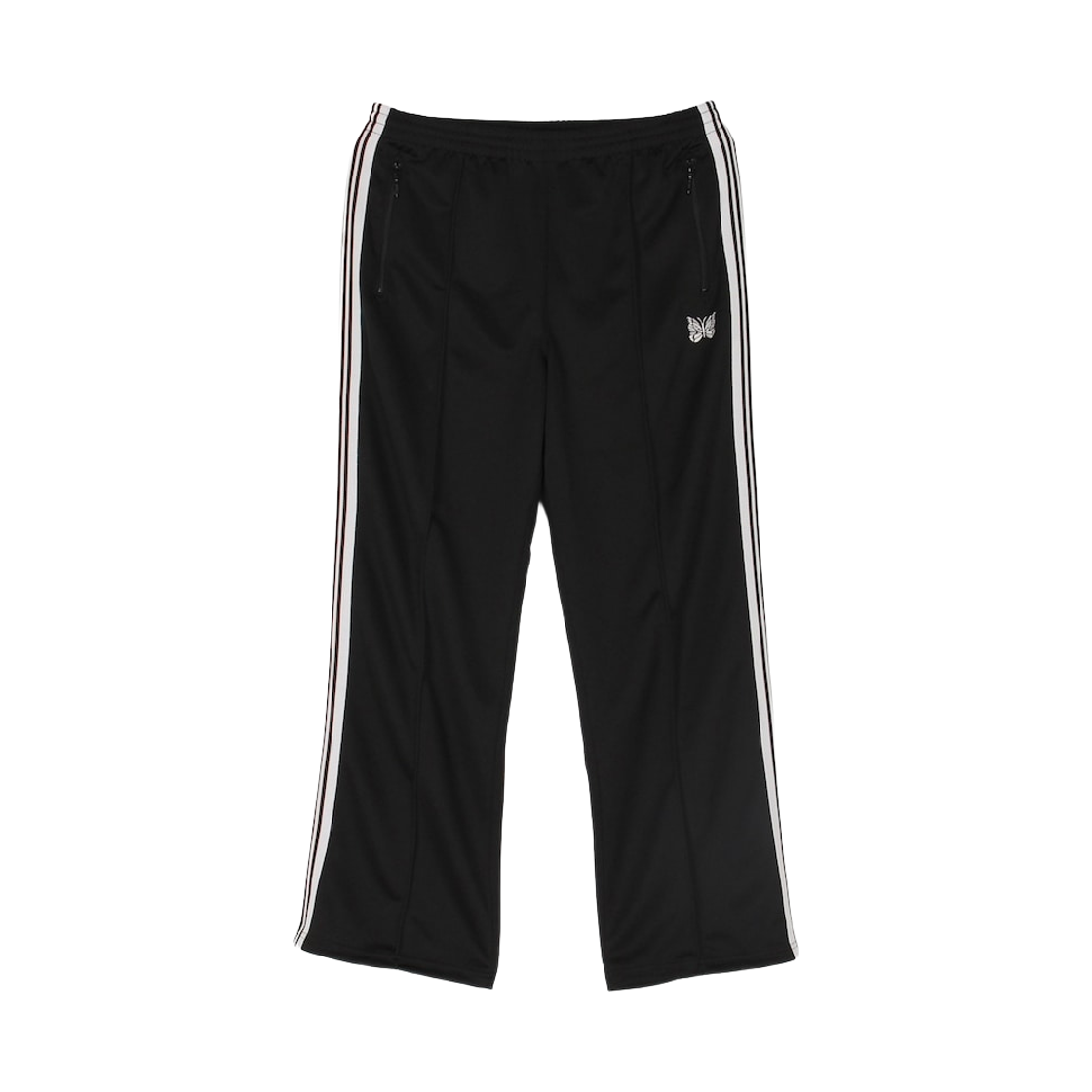 SX1609 Needles x Freak's Store Poly Smooth Track Pants Black White