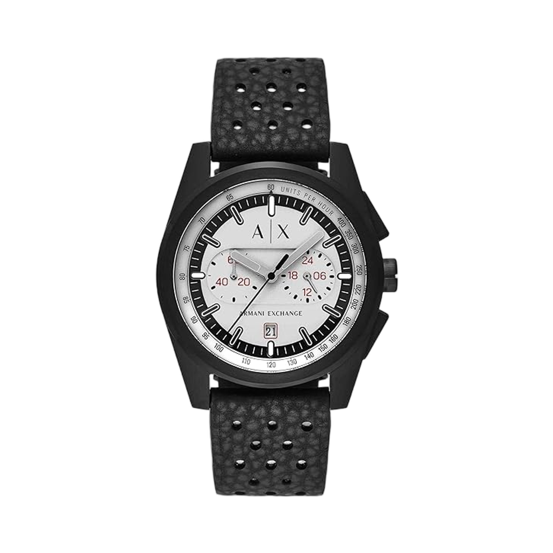 아르마니 익스체인지 파커 크로노그래프 42mm 그레이 블랙(Armani Exchange Parker Chronograph 42mm Grey Black)